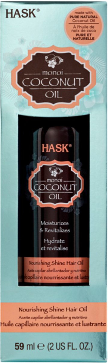 Hask Monoi Coconut Oil Nourishing Hair Oil 2 oz