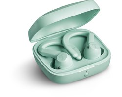 Teufel AIRY Sports TWS 2 - Draadloze Bluetooth in-ear sportkoptelefoon - Actieve ruisonderdrukking, batterijduur tot 58 uur (zonder ANC), snellaadfunctie, aanraakbediening, handsfreefunctie - nevelgroen