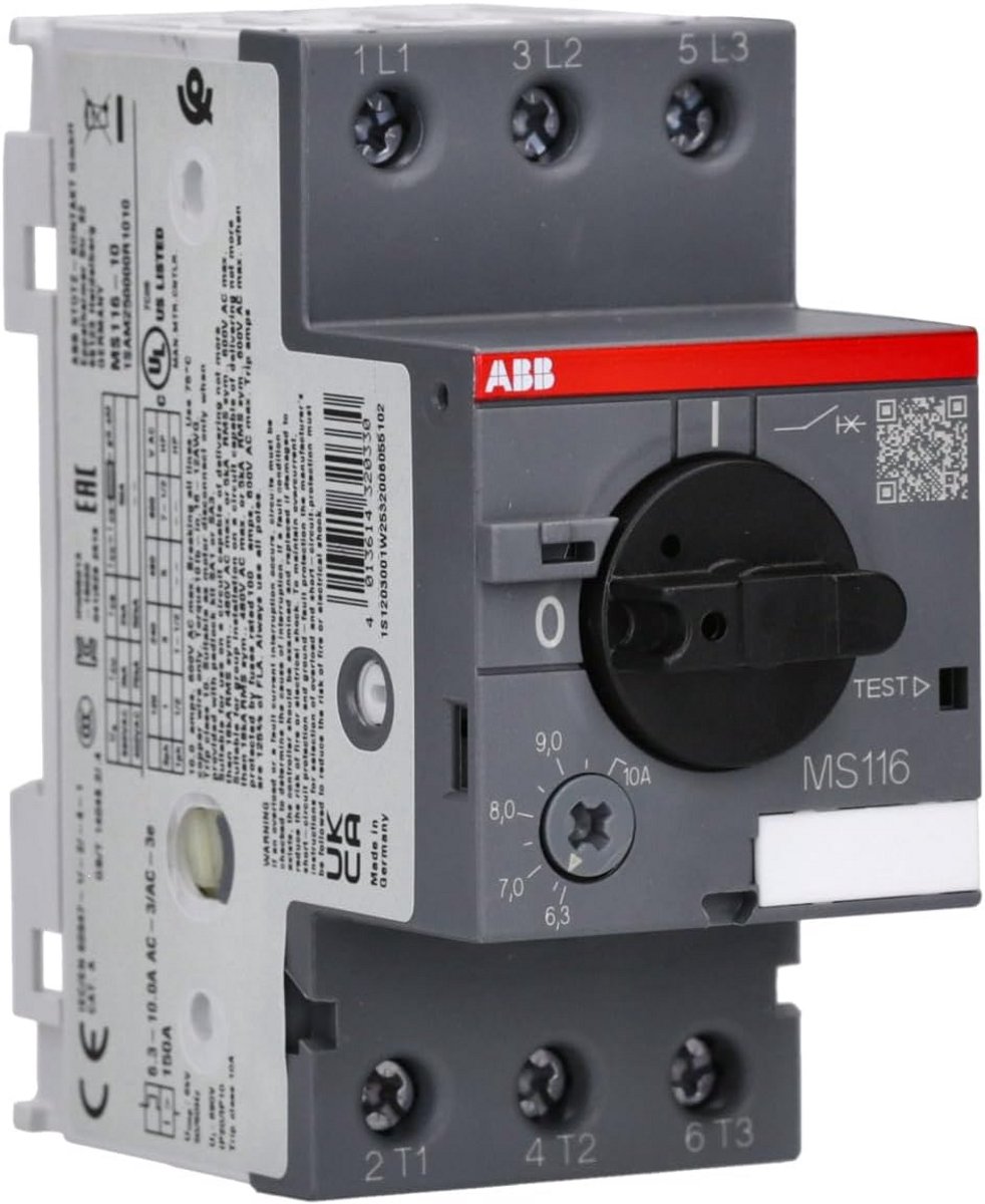 Instelbare Motorbeveiligingsschakelaar 10A tot 690V/AC - Universele Motorbeveiliging