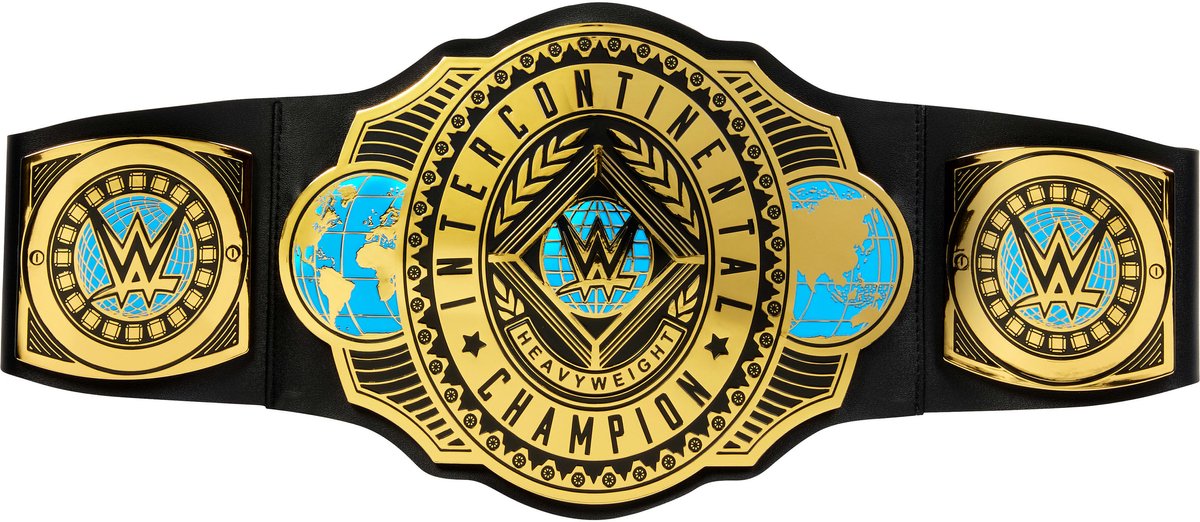 Mattel WWE kampioensriem speelgoed Intercontinental Championship.