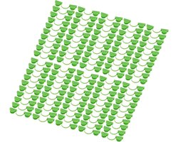 Kas Boog Frame Dubbele Kop Plastic Clip 100 stuks Klemmen voor Verwarming Pers Film - Tuinkas Accessoire
