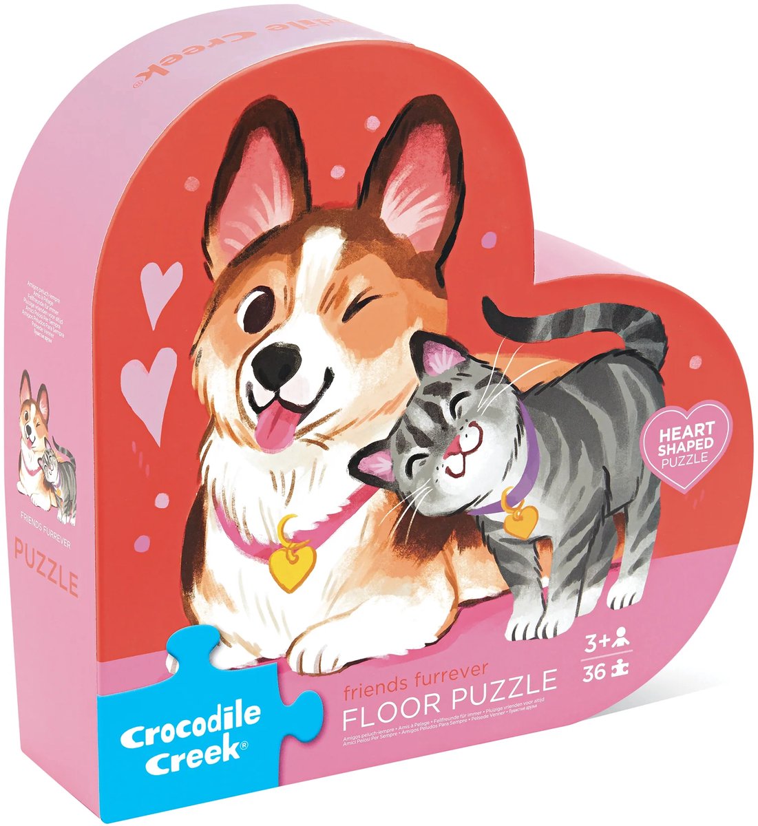 Crocodile Creek Vloerpuzzel Friends Furrever - 36 stukjes