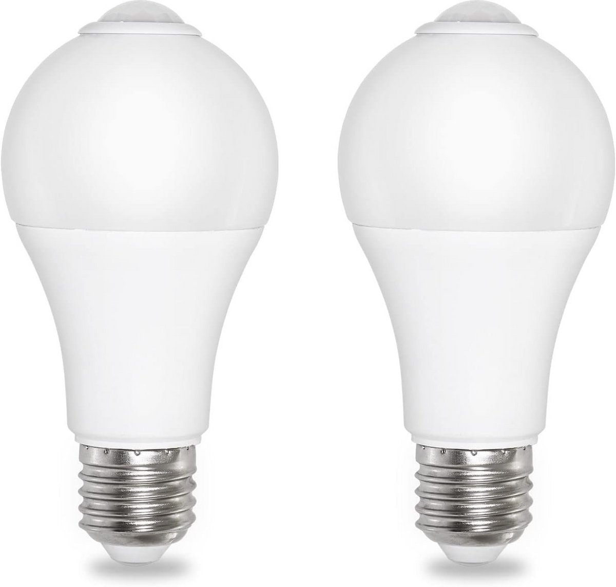 Dimbare E27 Bewegingssensor LED Lampen 12W Koel Wit 6000K - Auto Aan/Uit