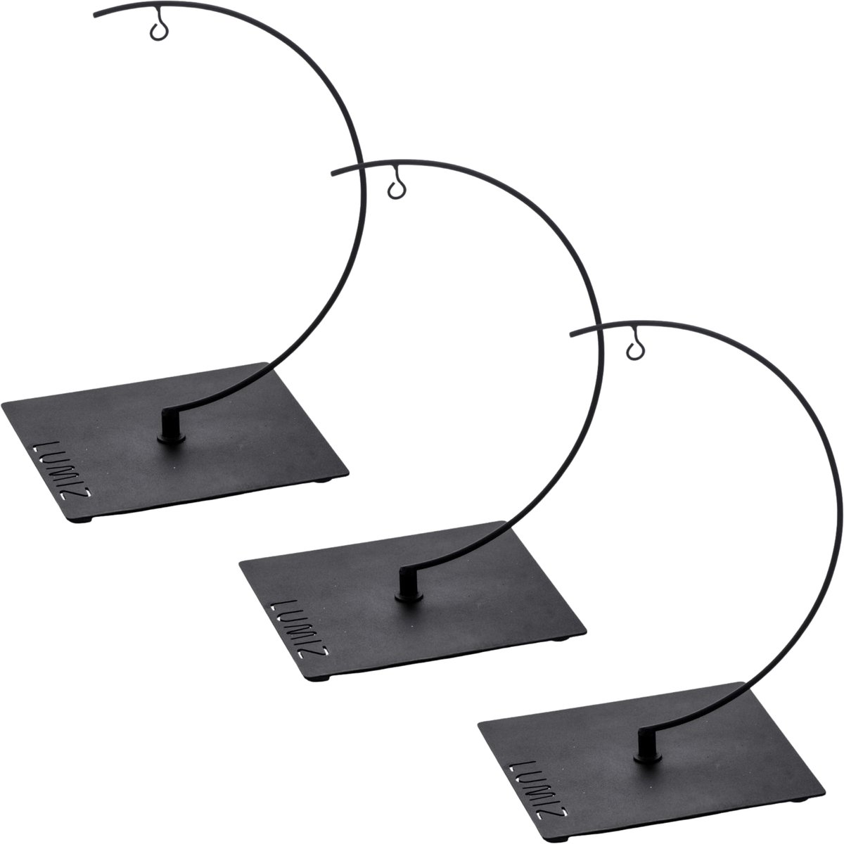 Lumiz Solar Lampion 3PACK Metalen Tafelcirkel - 31 cm