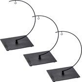 Lumiz Solar Lampion 3PACK Metalen Tafelcirkel - 31 cm