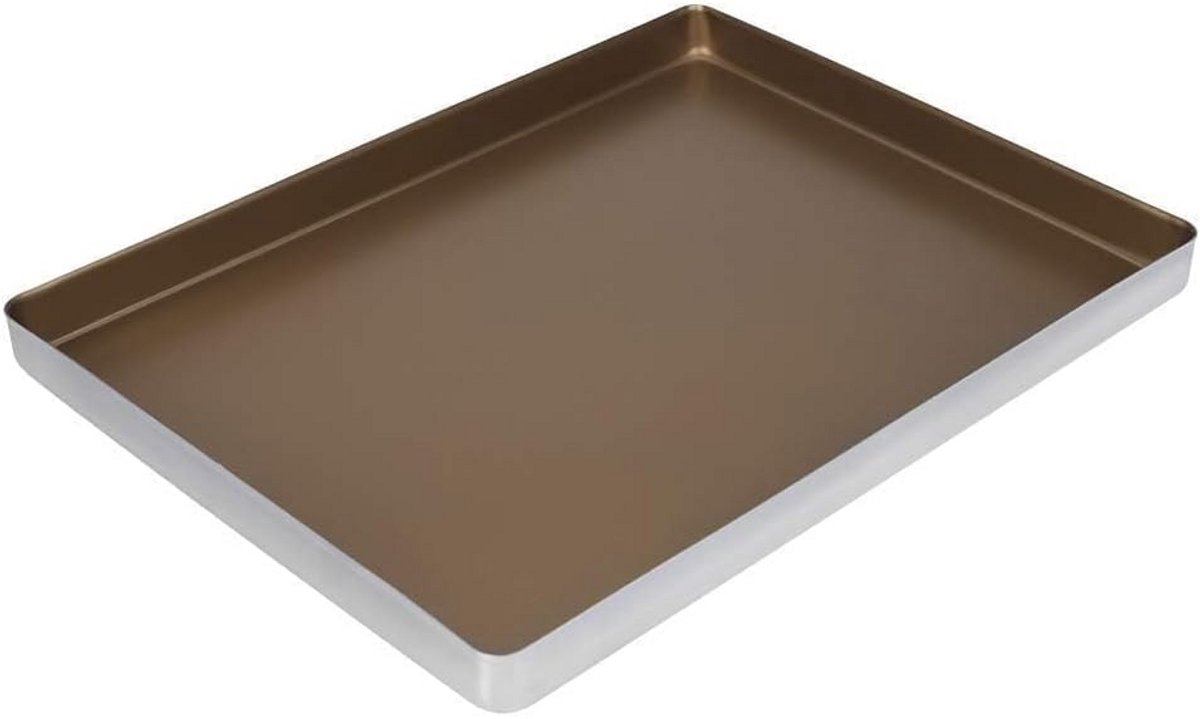Grote Non-Stick Bakplaat voor Oven - Aluminium Roosterpan - 40x30x3 cm