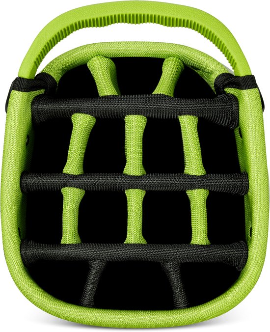 Big Max Dri Lite Hybrid Tour 2 - Waterwerende Golftas - Standbag - Navy Lime van Merkloos — afbeelding 4
