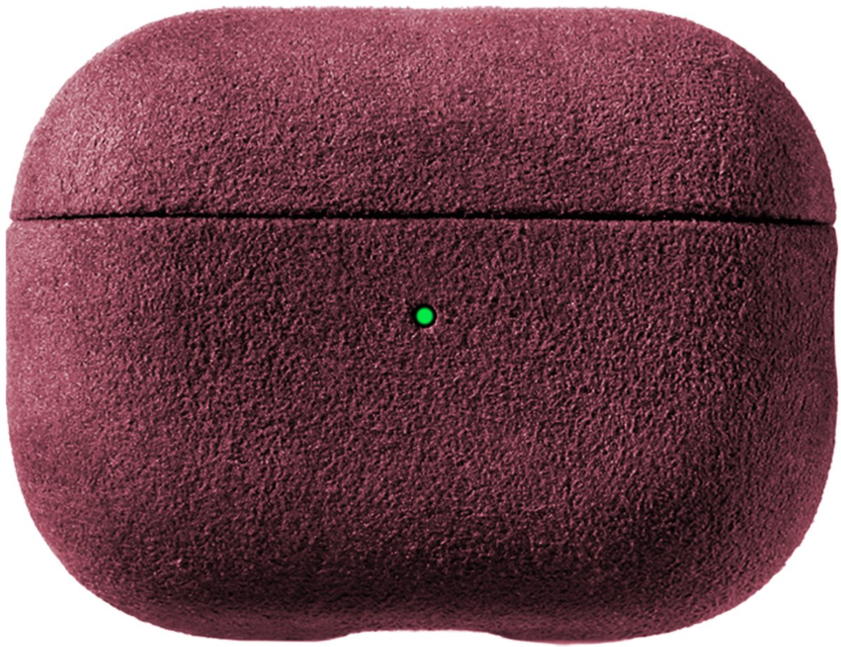Alcanluxury Alcantara hoes geschikt voor AirPods Pro (3e generatie) - Wine Red