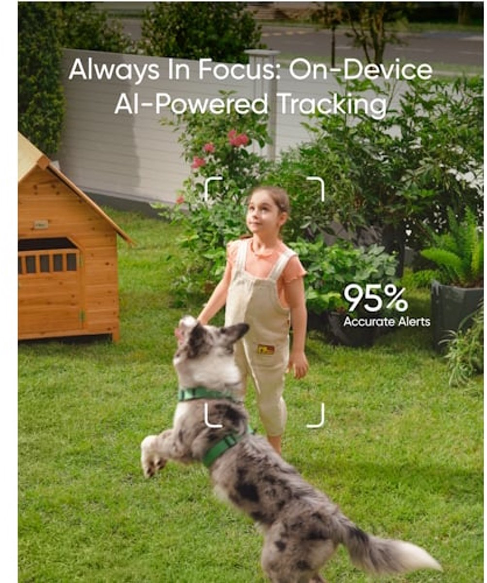 eufy SoloCam S340: 360° PTZ-camera op zonne-energie, dual lens thumbnail 6