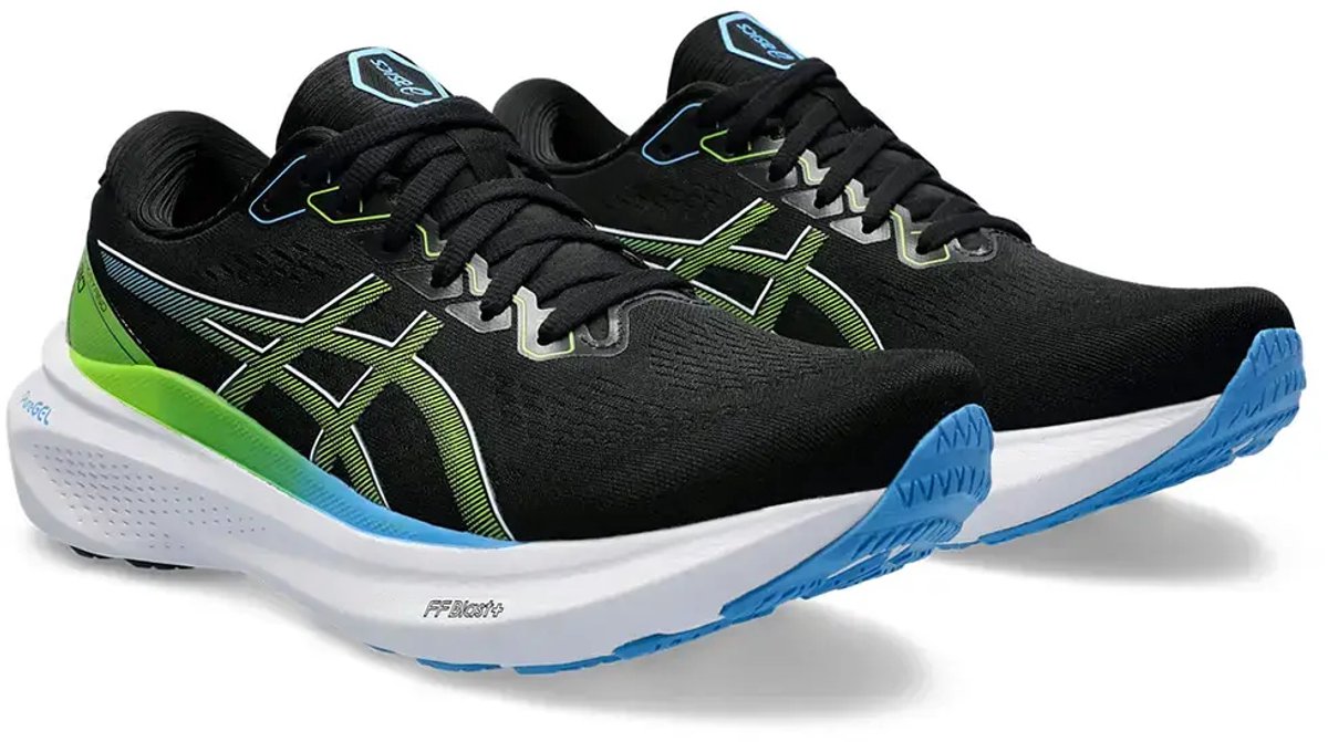 ASICS GEL-KAYANO 30 Unisex Hardloopschoen /Lime Zwart