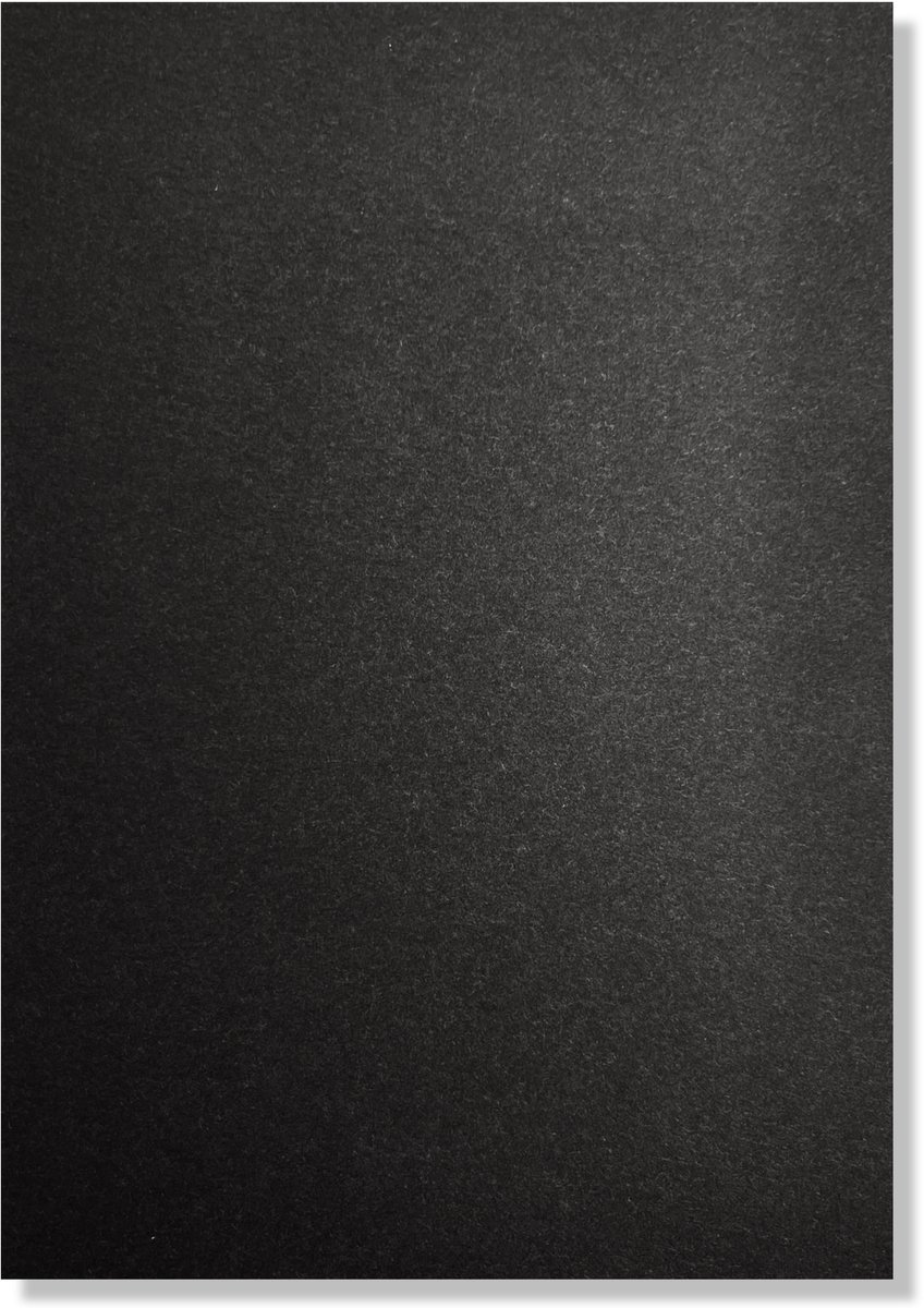 20 Vellen Zwart A4 Hobby Karton - 250g/sm - 297x210mm - Glad Cardstock Papier