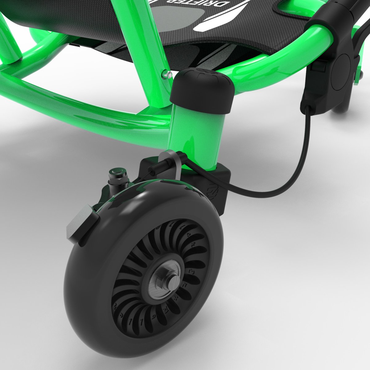 EzyRoller Drifter X skelter - Waveroller voor kinderen 6 tot 14 jaar - 100 tot 145 cm - Driftmechanisme - Groen — afbeelding 2