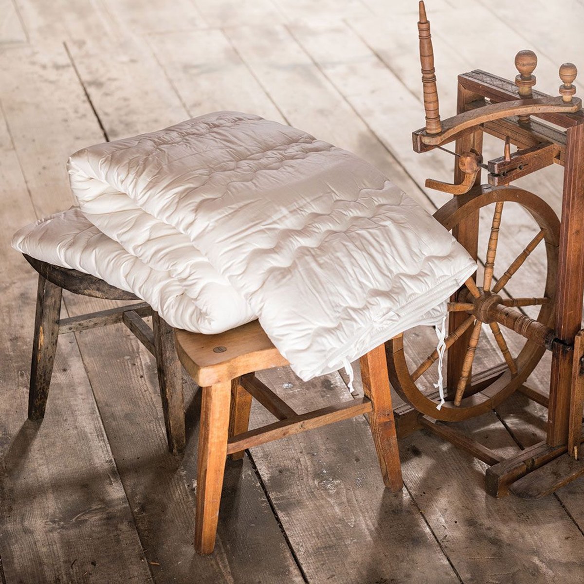 Organic Wool Winterdekbed - Silk Heaven - 260x200cm