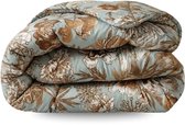 Zelesta Comfort Design Botanic Chique 140x200 - Dekbed zonder overtrek - Wasbaar dekbed - Hoesloos dekbed - 2 in 1 Dekbed met vaste overtrek