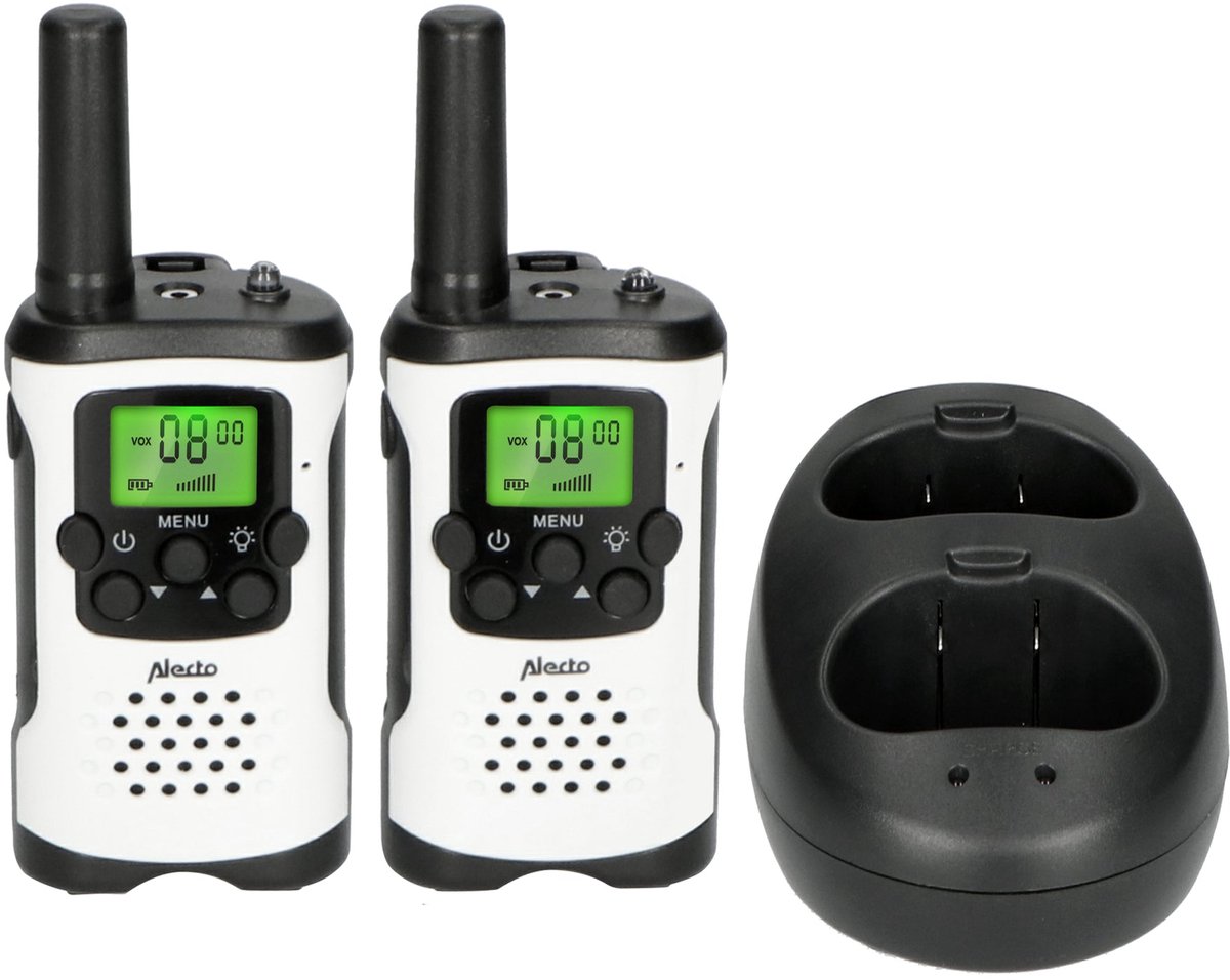 Alecto - Walkie Talkie - 7 km bereik - Portofoon Voor Kinderen & Volwassenen - met Oplaadstation