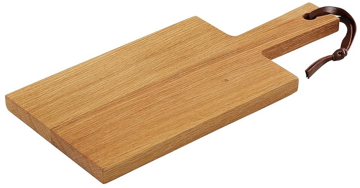 Serveerplank Eikenhout 38x17.5 cm - Robuust en Stijlvol Houten Serveerblad