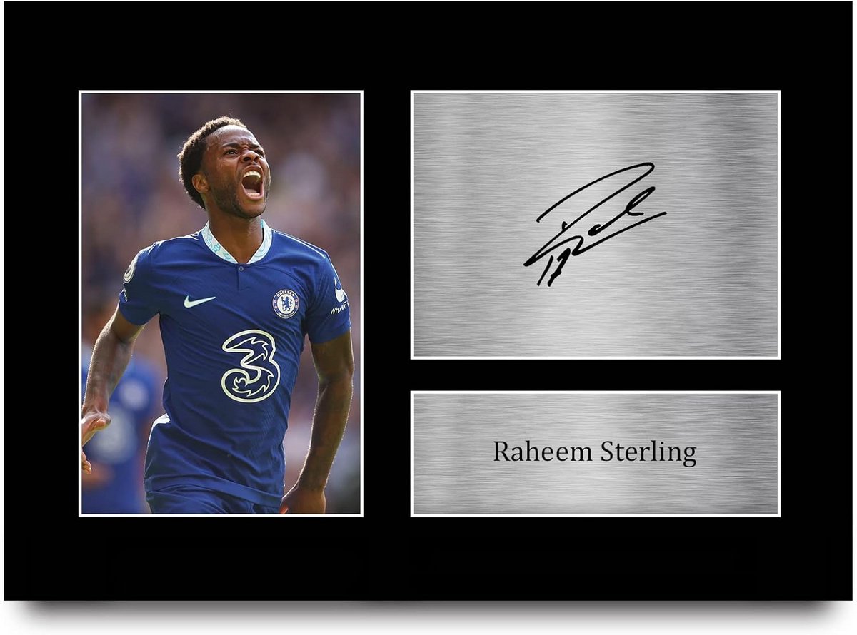 Gedrukte Gesigneerde Voetbalfoto A4 - Cadeau voor Fans