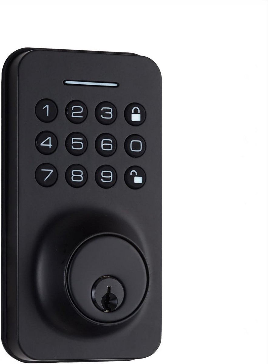 Slim Deurslot met App Bediening, Code, Sleutel en Bluetooth - Universele Veiligheid voor Huis en Appartement