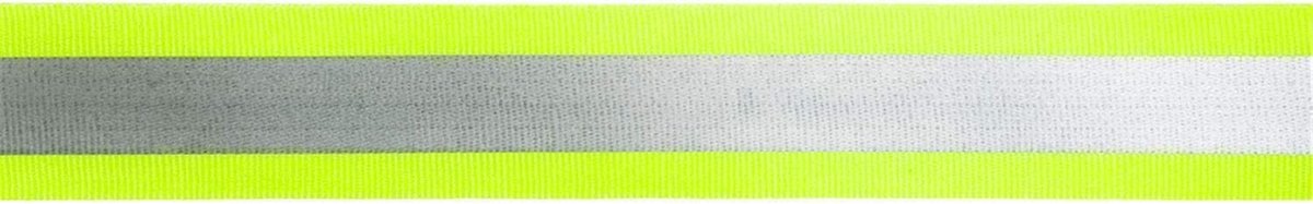 Elastische Reflectieband 5m Geel 25mm Breed voor Zichtbaarheid