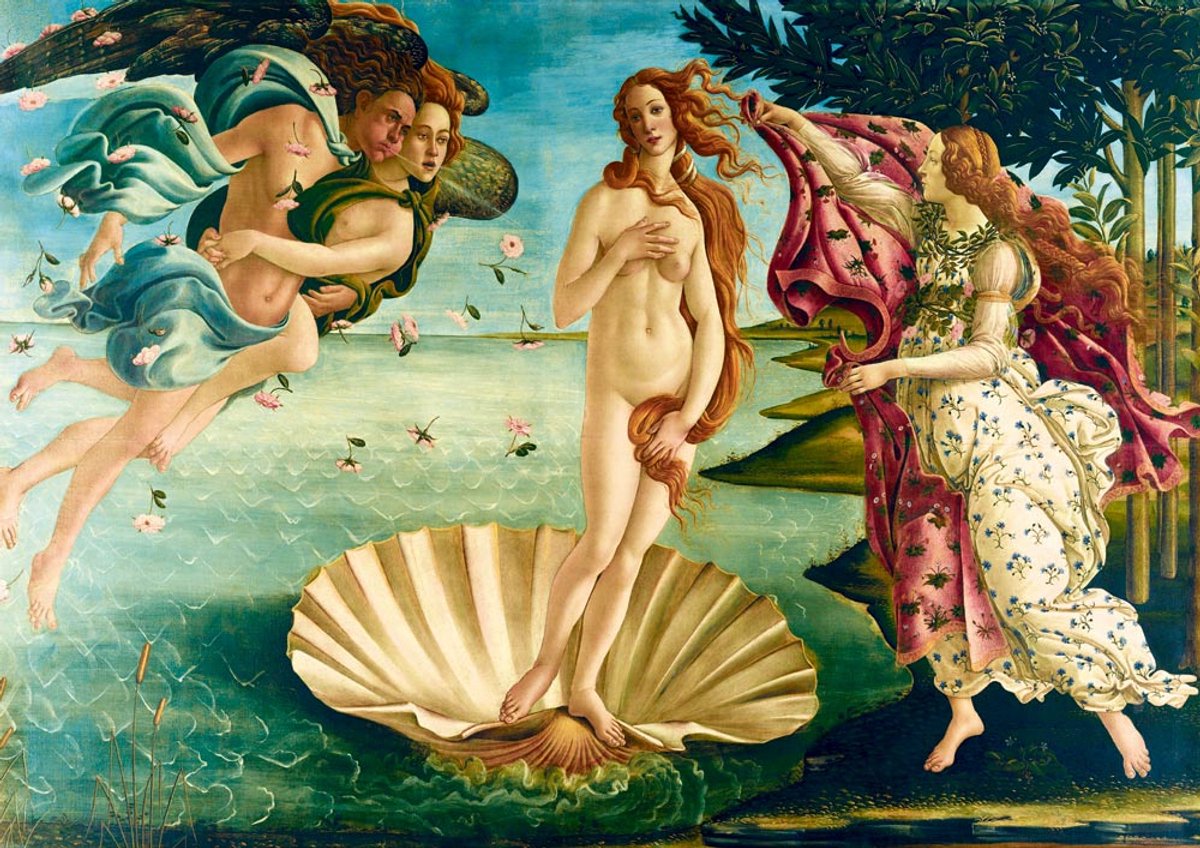 Bluebird Puzzle legpuzzel Botticelli - The birth of Venus 1000 stukjes.