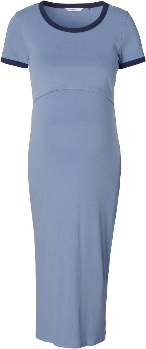Noppies Jurk Dress nursing SS midi Zwangerschap - Maat XSmall