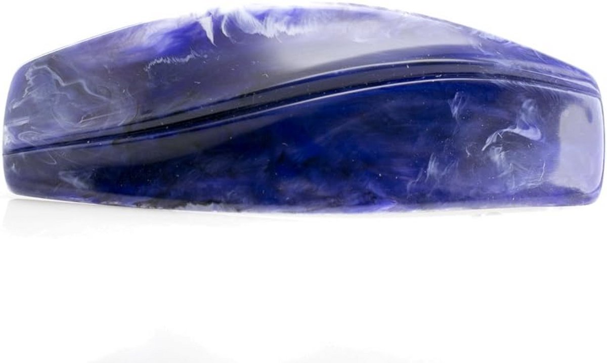 Ovale Golf Haarclip 9,7 cm Lapisblauw Gemaakt in Duitsland