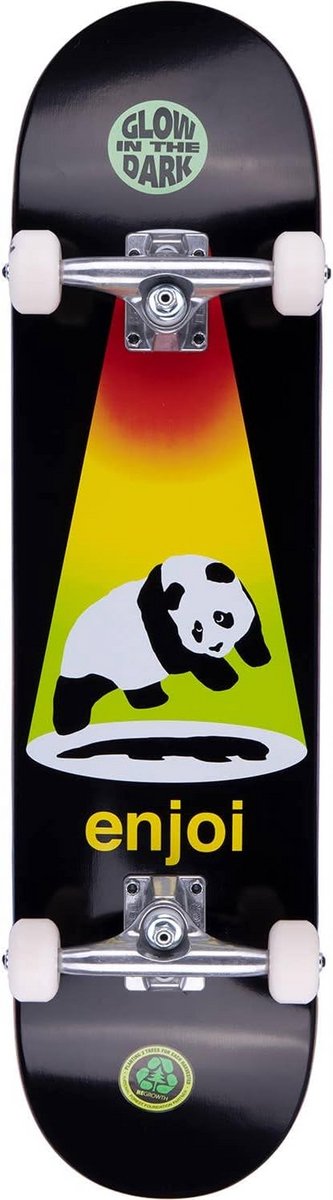 Compleet Skateboard Zwart Lichtgevend 8.0 x 31.6 Inch