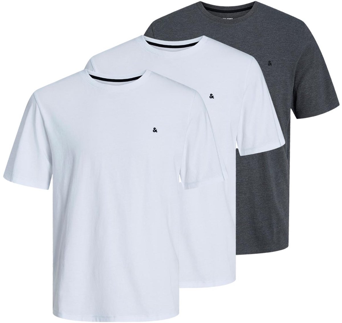 Jack & Jones Heren t-shirt 3 pack Essentials