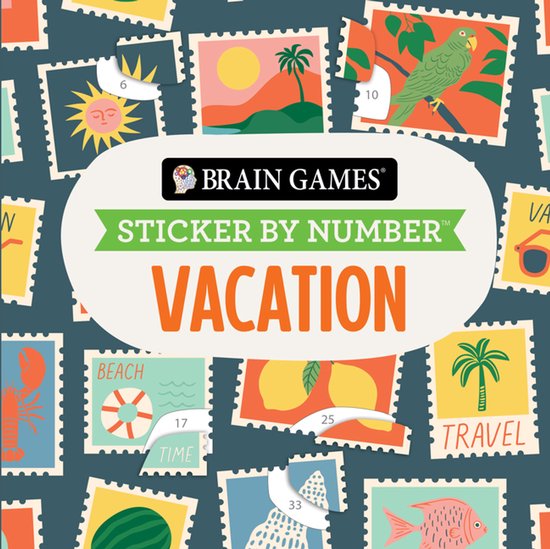 Brain Games - Sticker by Number- Brain Games - Sticker by Nu ... - cover