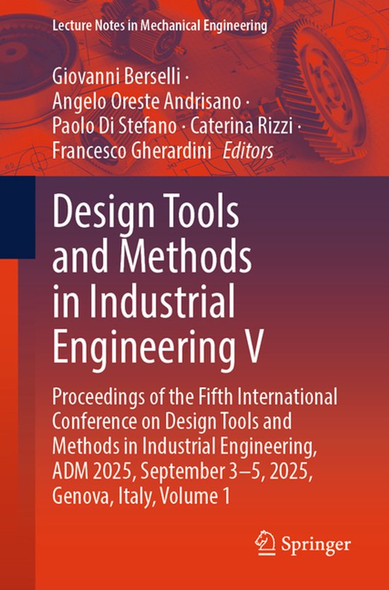 Lecture Notes in Mechanical Engineering- Design Tools and Me ... - cover