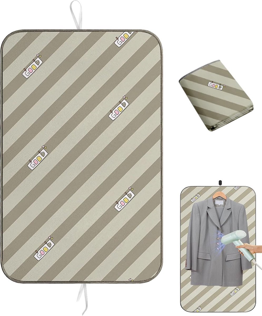 Hittebestendige Strijkmat voor Tafel - Antislip en Warmtereflecterend - Groot 70x40 cm