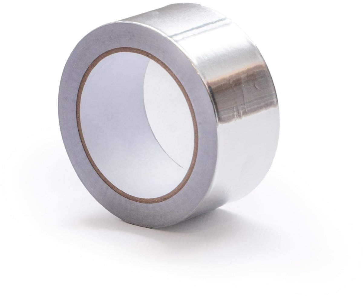 Zwarte Aluminium Tape Hoge Temperatuur - 10m x 50mm voor Ventilatie en Isolatie