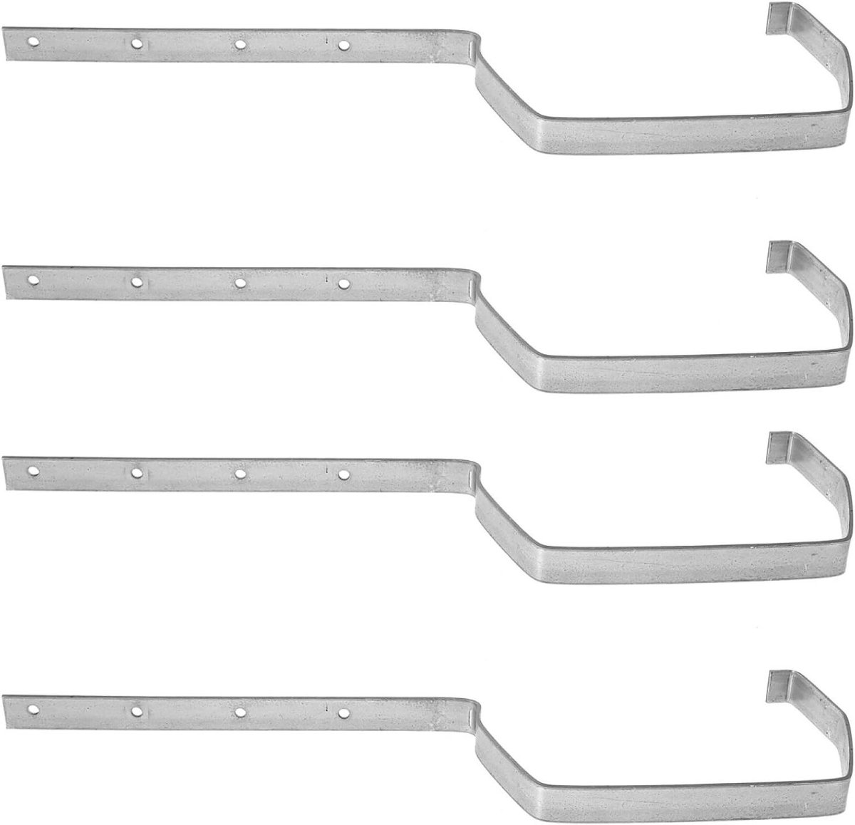 Heavy Duty Regen Goot Rack voor Tuin en Dak - Set van 4 Stuks