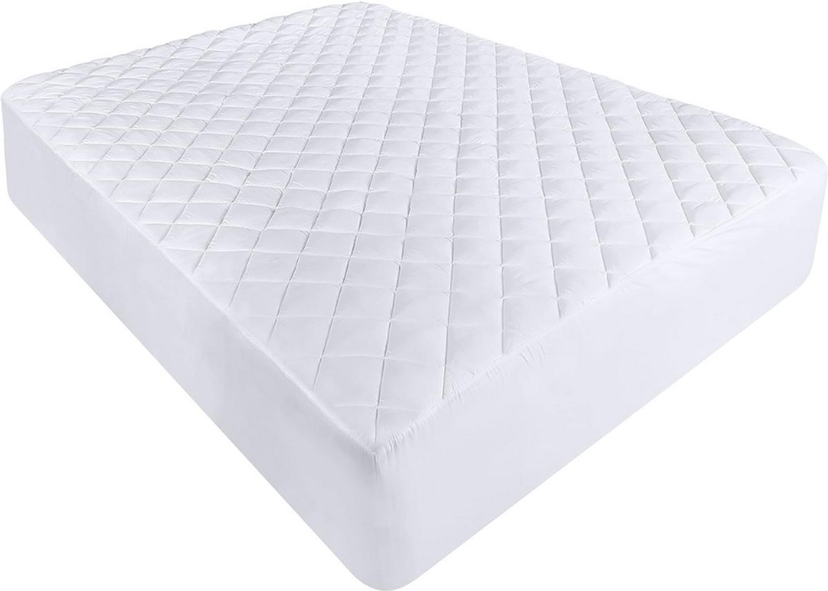 Decoware Matrasbeschermer 160x200 cm - Matrasbeschermers - Molton Hoeslaken - Wasbare Matrashoes - 4 Elastische Banden - Hoeslaken Voor Boxspringbedden