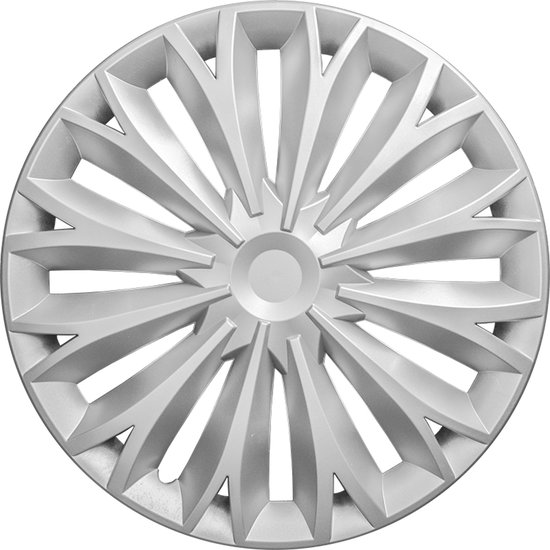 4-Delige J-Tec Wieldoppenset Orden 15-inch zilver