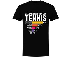 Tennis Heren T-shirt - Grappig Tennis Shirt - Tennis