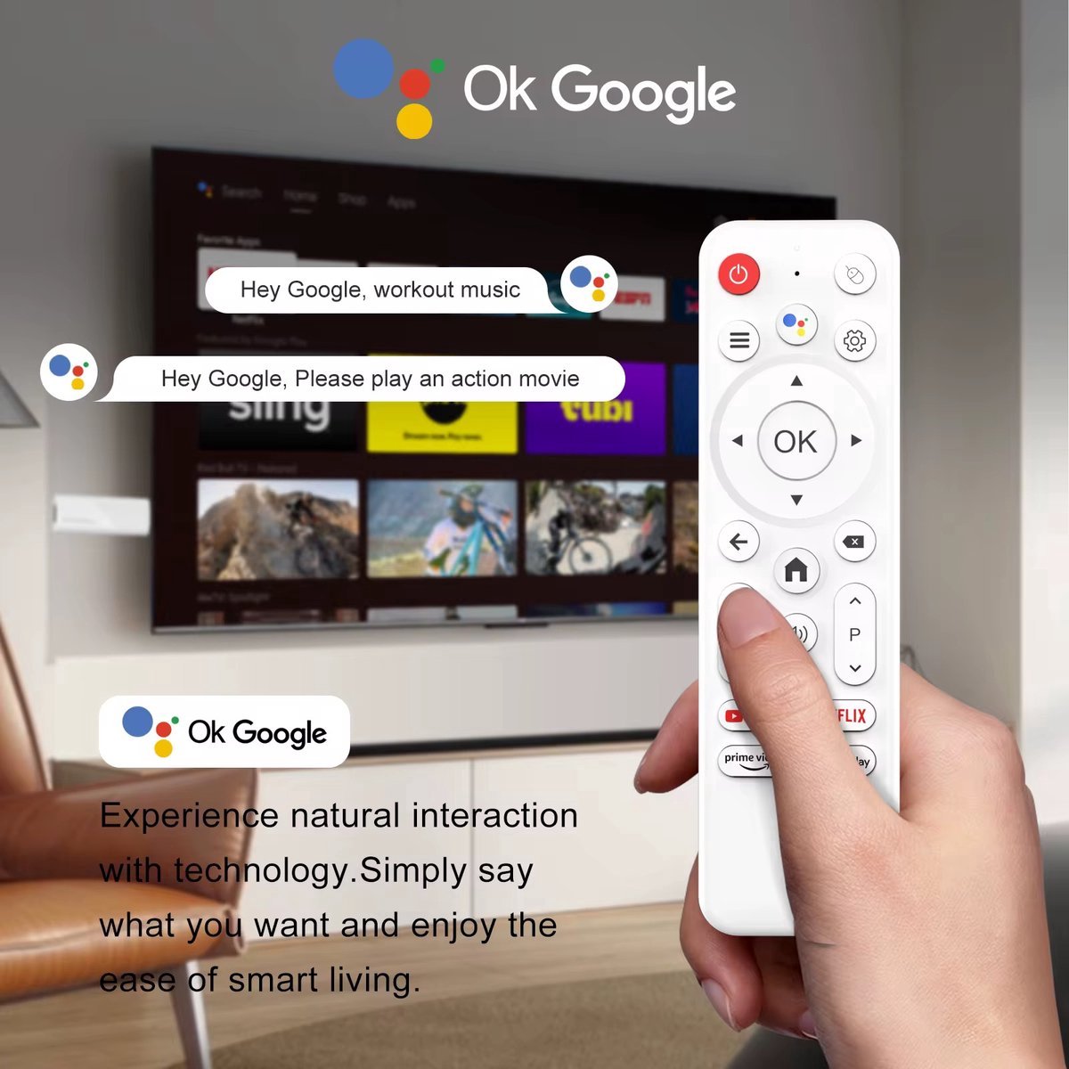 Streaming Box Android TV 4K UHD | Google TV HDMI Stick | Chromecast Ingebouwd | Google Stemassistent Compatibel | Dolby Atmos | Stickformaat | Zwart — cadeau in Elektronica - foto 4