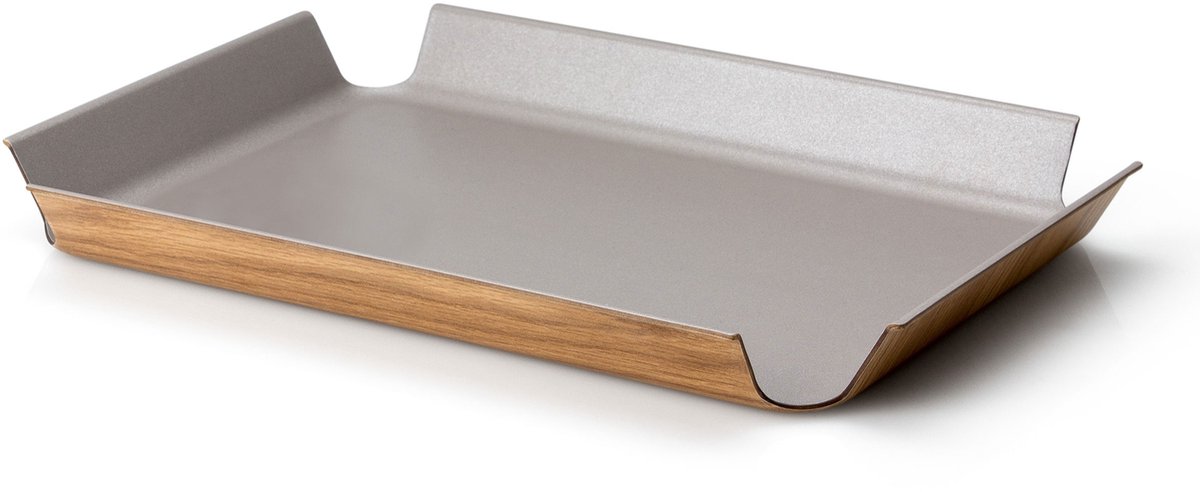 Continenta antislip dienblad, dienblad, houtvezel, taupe metallic, 54,5 x 40 cm, 2941