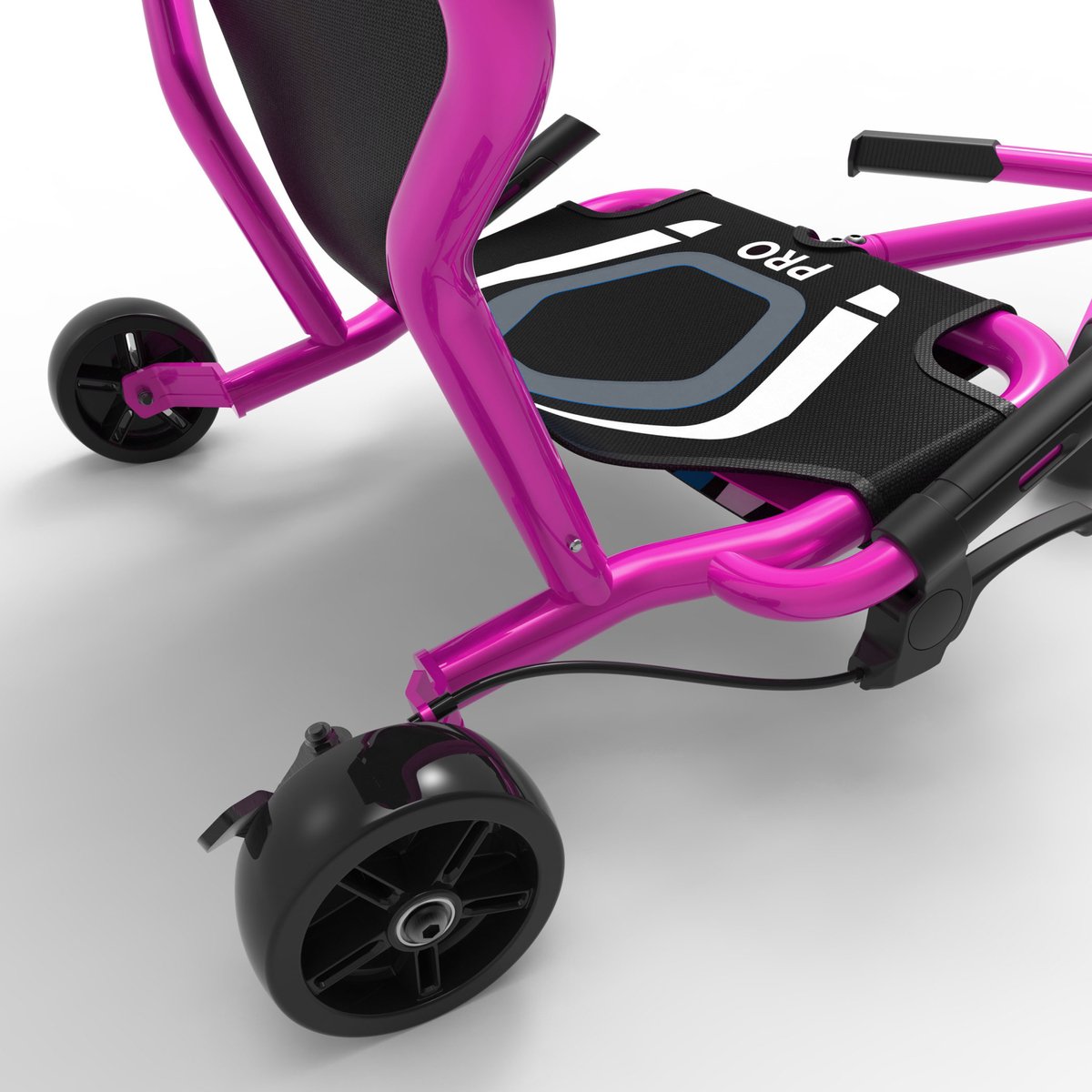 EzyRoller Pro X skelter - Waveroller van 10 tot 17+ jaar - Vanaf 135 cm en tot 80 kg - Verstelbare driewieler - Roze — afbeelding 4