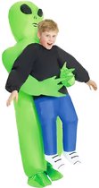 KIMU® Costume Gonflable Enfants Portés par Alien - Costume Opblaasbaar Costume Alien Costume Gonflable - Enlevé par Alien UFO Space Boy Girl Carnaval Costume de Carnaval