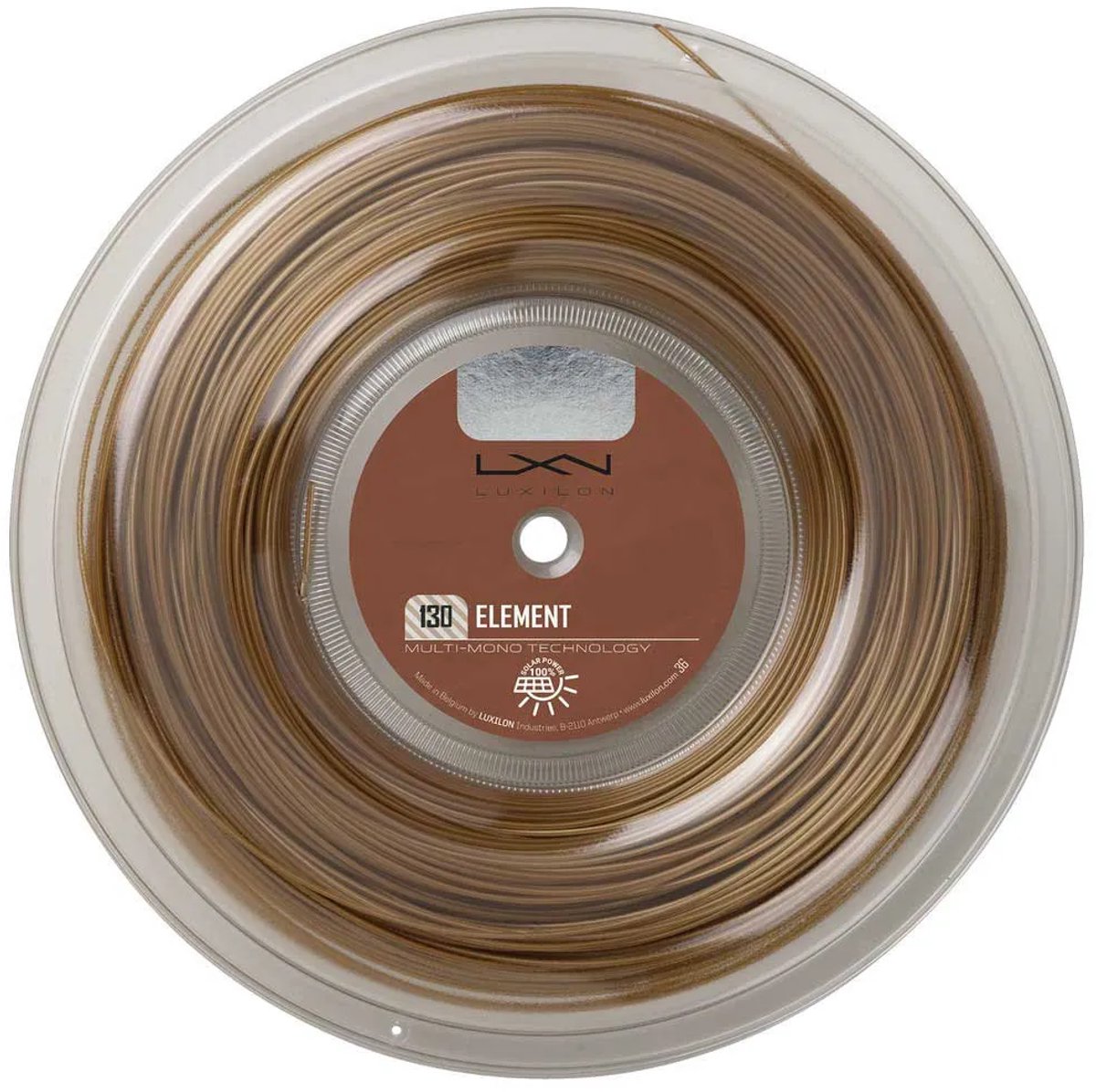 Luxilon Element 130 200 M Tennisracketsnaar Goud 1.30 mm