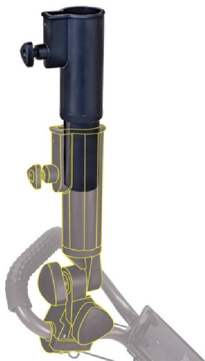 FastFold Parapluhouder Verlenger Voor Golftrolleys