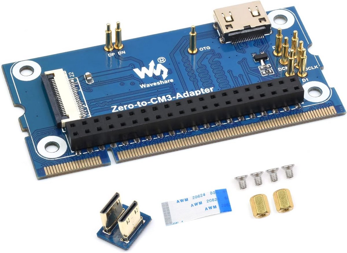 Adapter voor Raspberry Pi Zero 2W naar Compute Module 3/3+ Oplossing