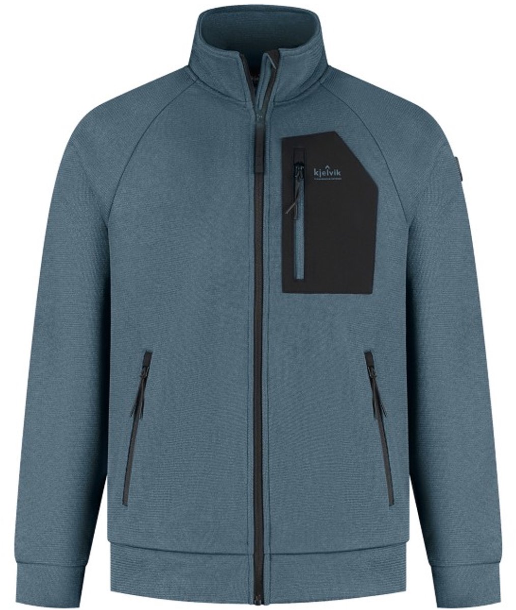 Vest Daley sweat/fleece zomer heren Kjelvik Blauw