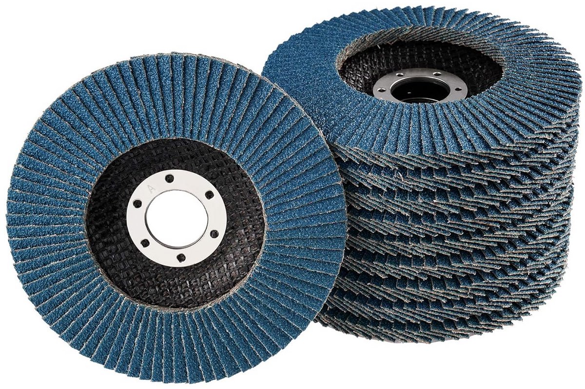 20x Lamellenschijven Set 115mm Mix Korrel 40 tot 120 - Professioneel Slijpwerk