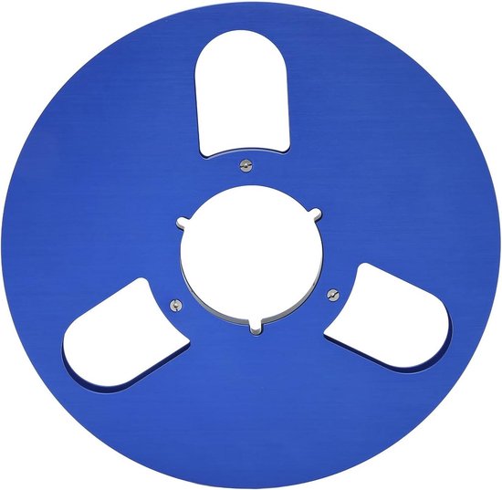 10,5 Inch Open Reel Audio Takeup Reel, Legering Tape Reel Opname 3 Gaten Nab (BLAUW) van Farmer Queen — afbeelding 4