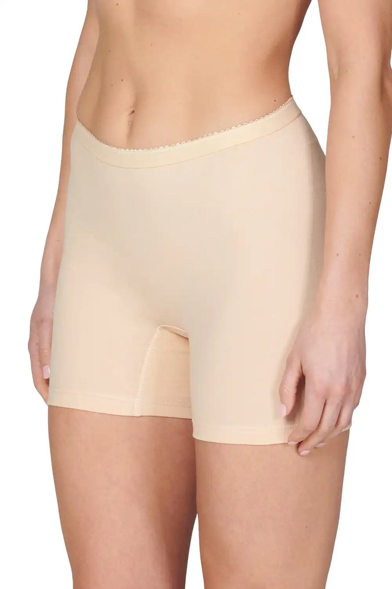 Beeren 6-pak dames Boxershort Softly - lange pijpjes - Multipack - Voordeelverpakking - Aanbieding - L - beige
