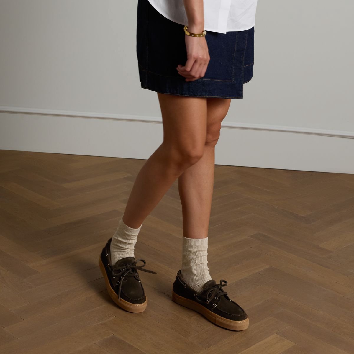 Manfield - Dames - Bruine suède bootschoenen - Maat 39