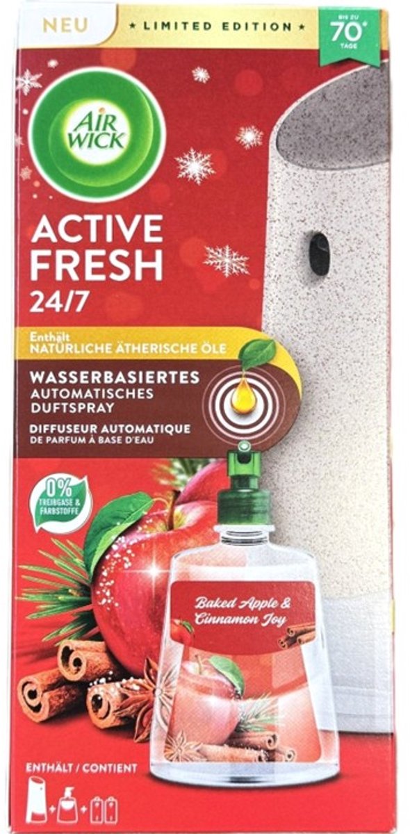 Air Wick Starterset - Fresh Apple & Cinnamonn Joy Bruin