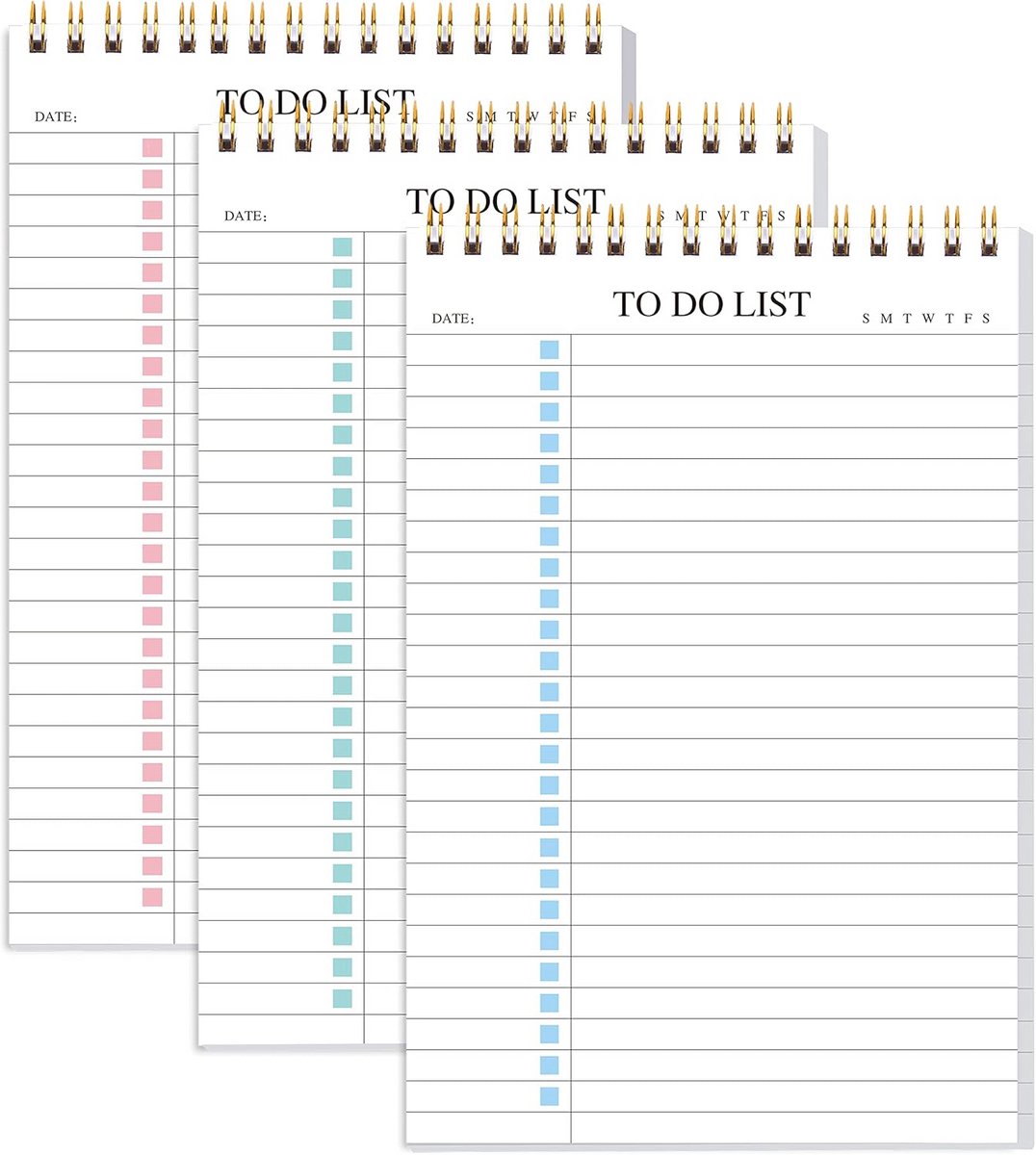 Dagelijkse Planner en To-Do Lijst Notitieboek - Spiraalgebonden en Waterdicht